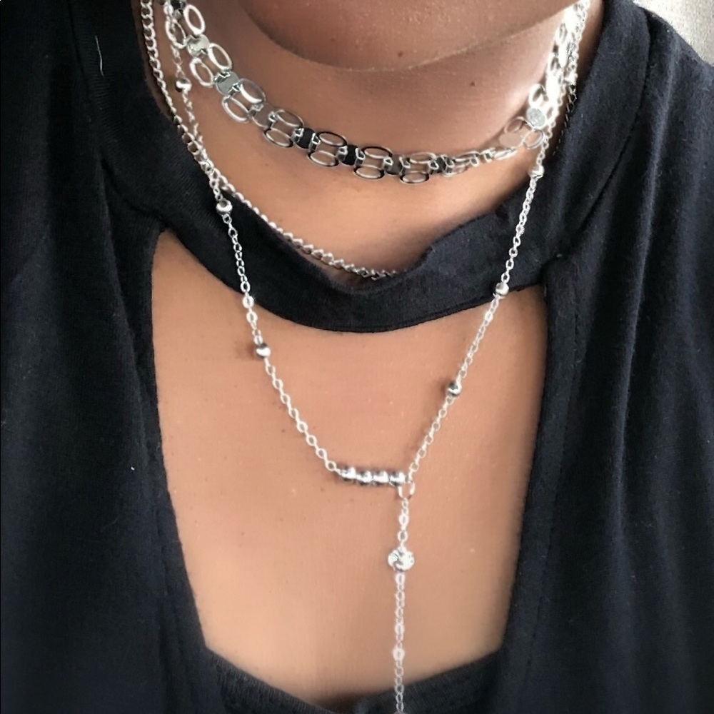 Delicate Linked Oval Chain Choker